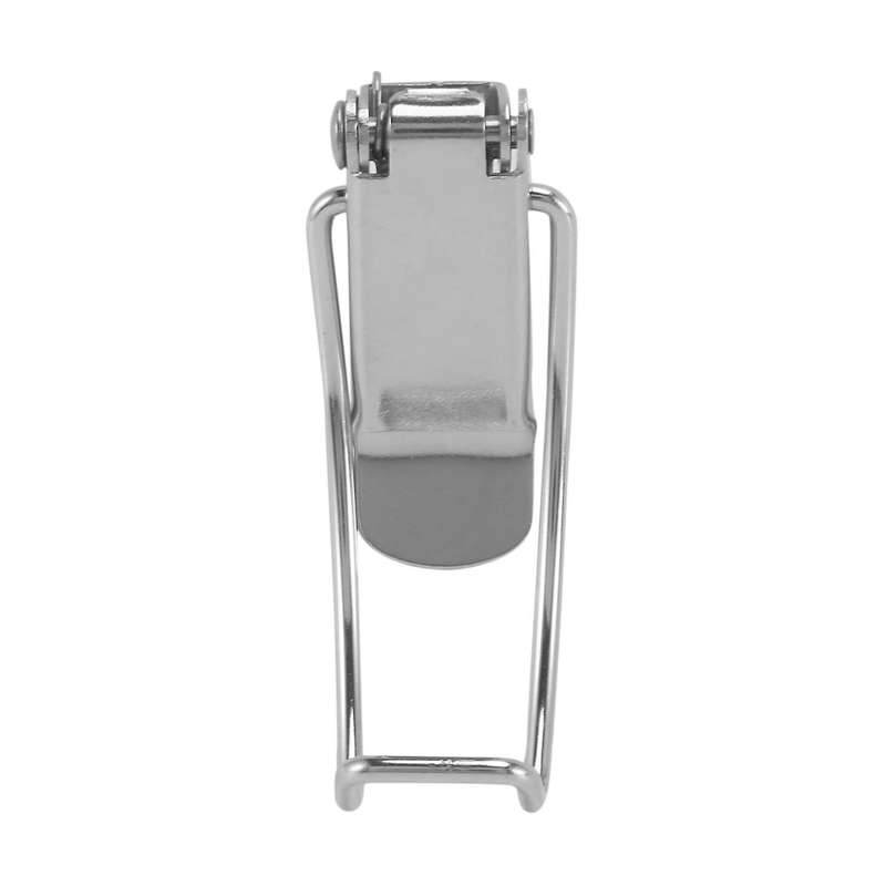 8x 304 Stainless Steel Box Cabinet Spring Lock Hasp Box Tower Buckle