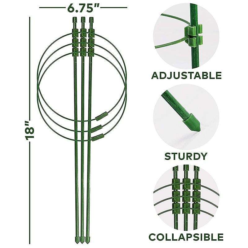 18 Inches Tomato Cage,for Garden, Plant Stakes and Supports, Grid