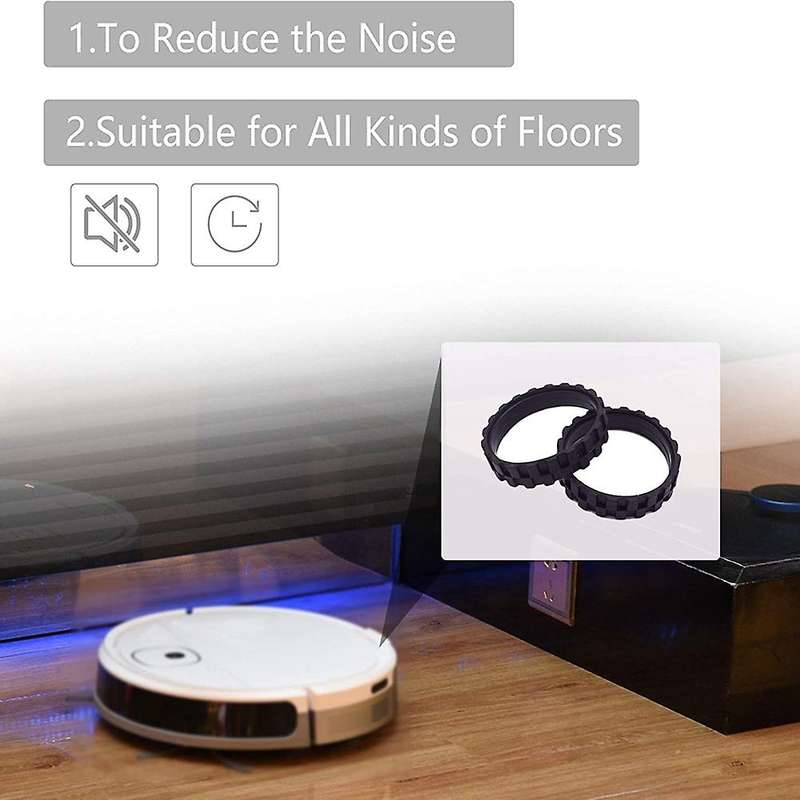 Replacement Wheel Tire Skin Compatible for All Irobot Roomba Models