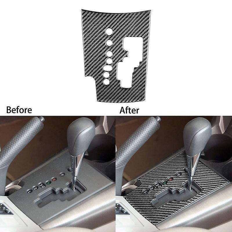 Auto Carbon Fiber Central Gear Shift Panel for Toyota Rav4 2006-2013