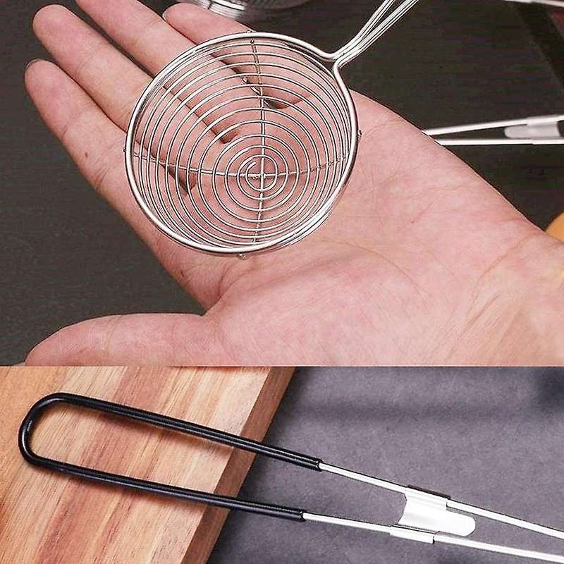 Hot Pot Strainer Scoops Mesh Asian Strainer Ladle with Handle(6pc)