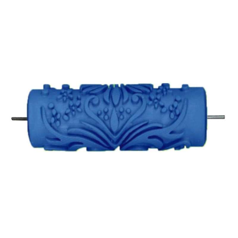 5 Inch Embossed Paint Roller Sleeve Wall Texture Stencil Decor 002y