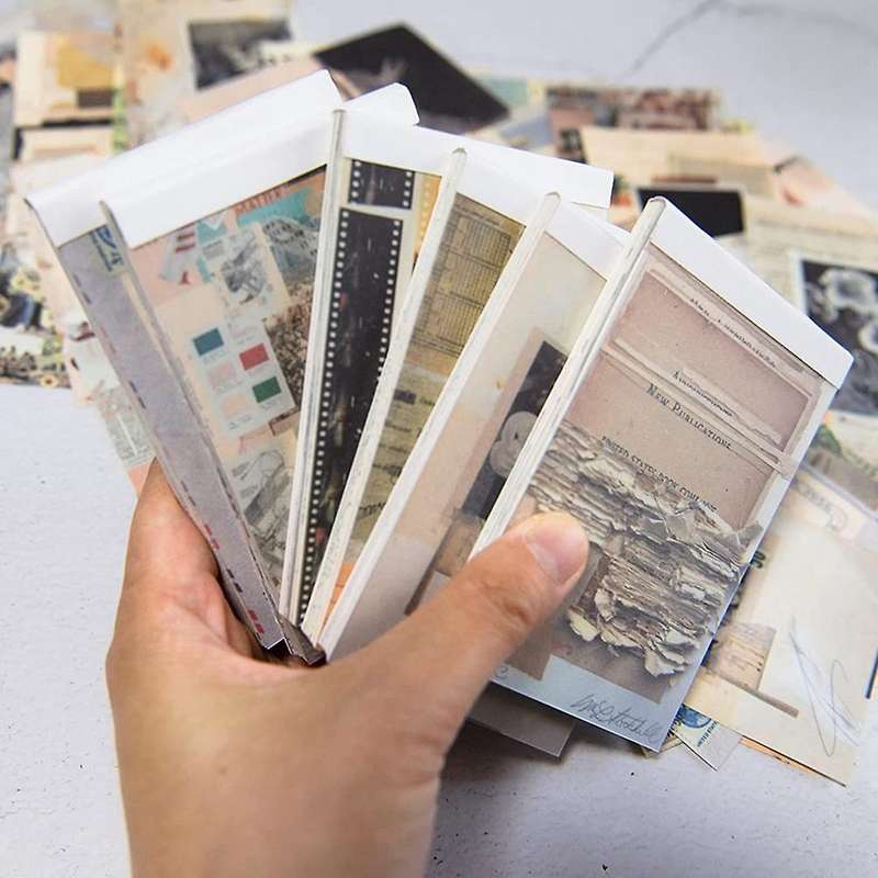 300 Sheets Vintage Scrapbook Paper for Journaling Junk Room Decor