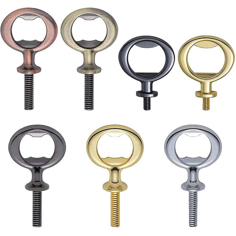 7 Pcs Stainless Steel Flat Bottle Opener Inserts Kit for Wine Party