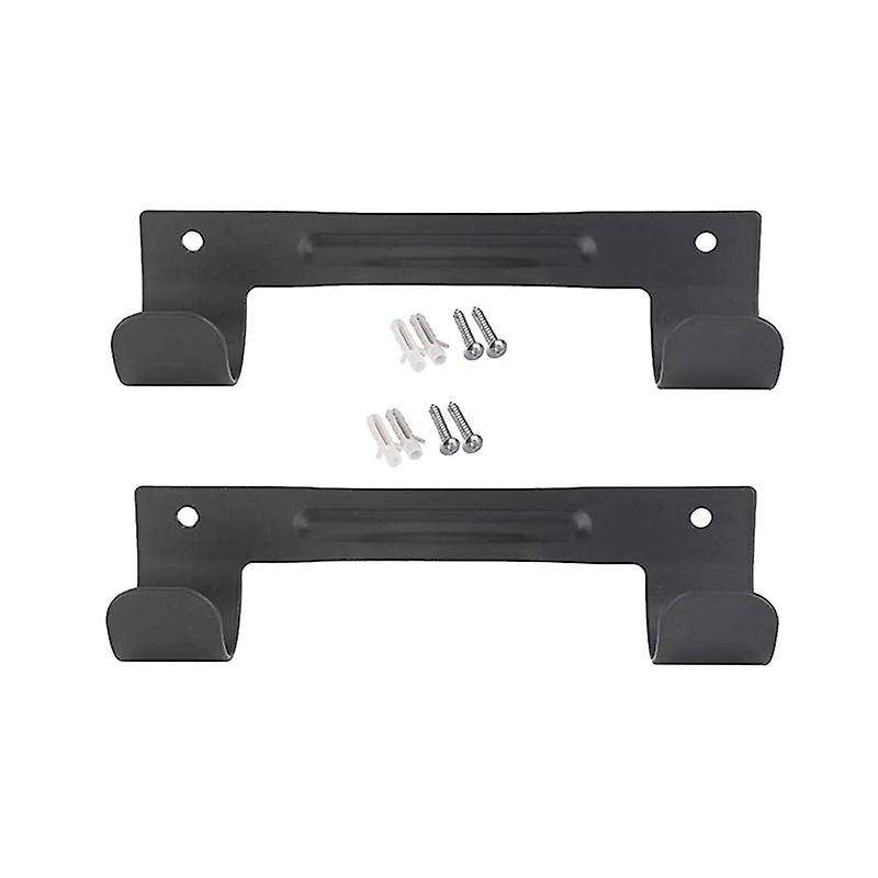 2pack Ironing Board Hanger,wall Mounted for Laundry Rooms (black)
