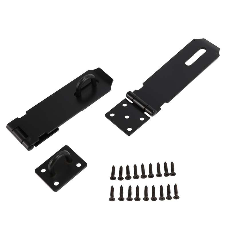 2 Pack 5 Inch Stainless Steel Packlock Clasp Gate Lock with Screws