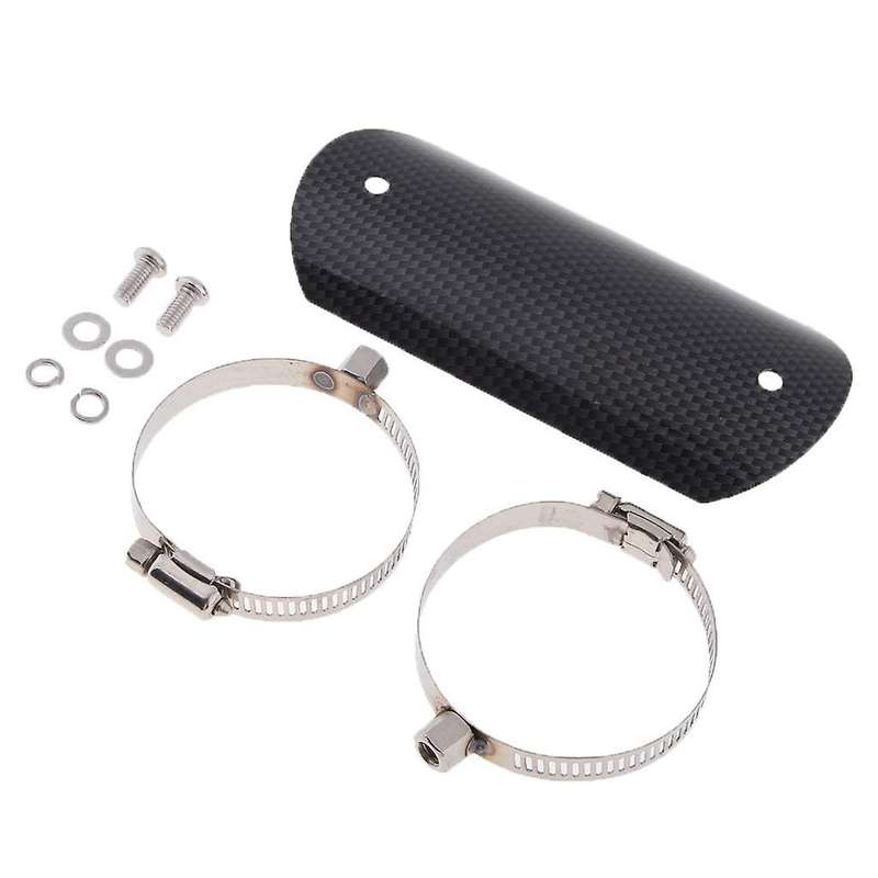 Universal Carbon Fiber Exhaust Heat Shield,cover(5.5 Inch 140 Mm)