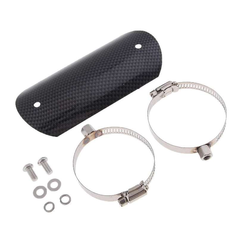 Universal Carbon Fiber Exhaust Heat Shield,cover(5.5 Inch 140 Mm)