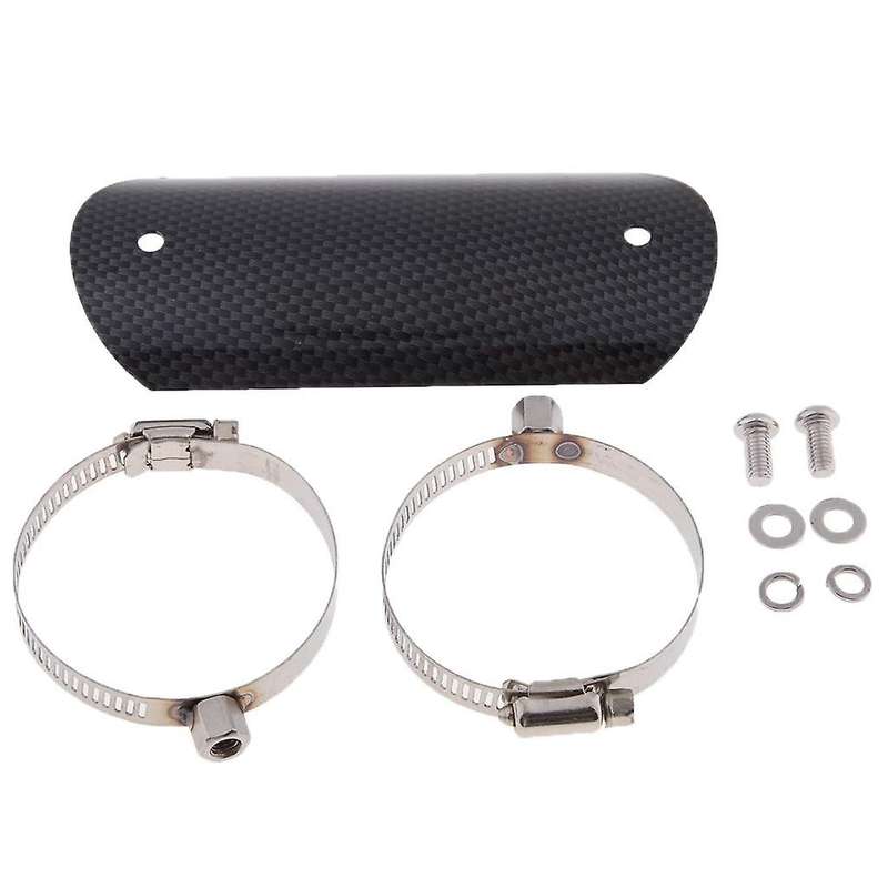 Universal Carbon Fiber Exhaust Heat Shield,cover(5.5 Inch 140 Mm)