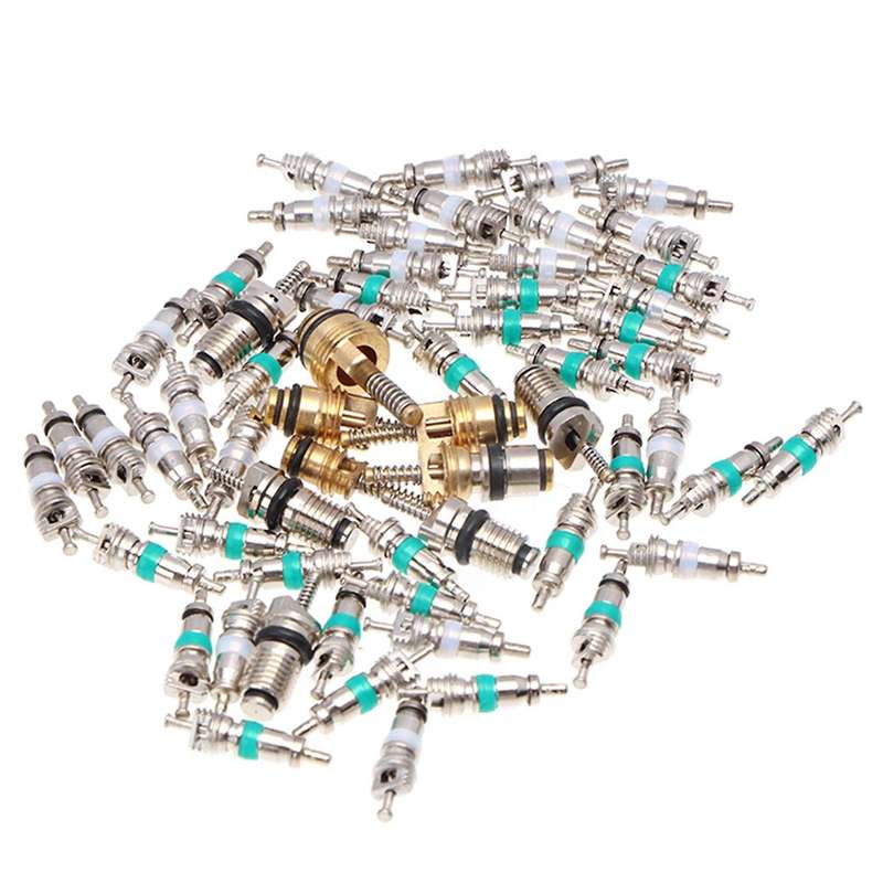 63pcs Boxed Car Air Conditioning Parts Valve Refrigeration Valve Core