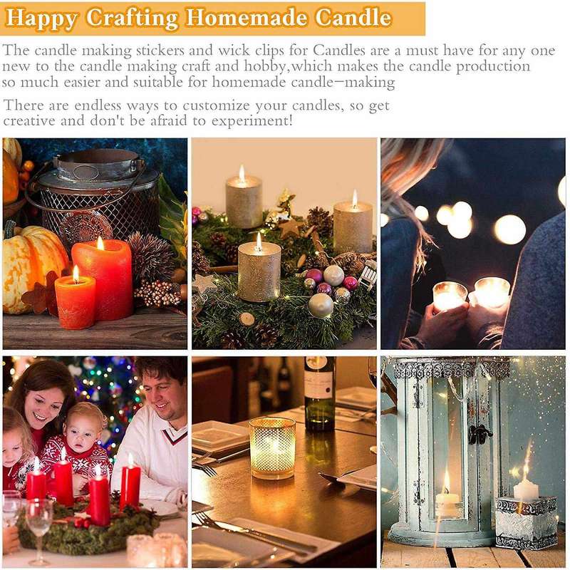 Candle Diy Tools Set,wooden Candle Wick Holder,braided Candle Wick