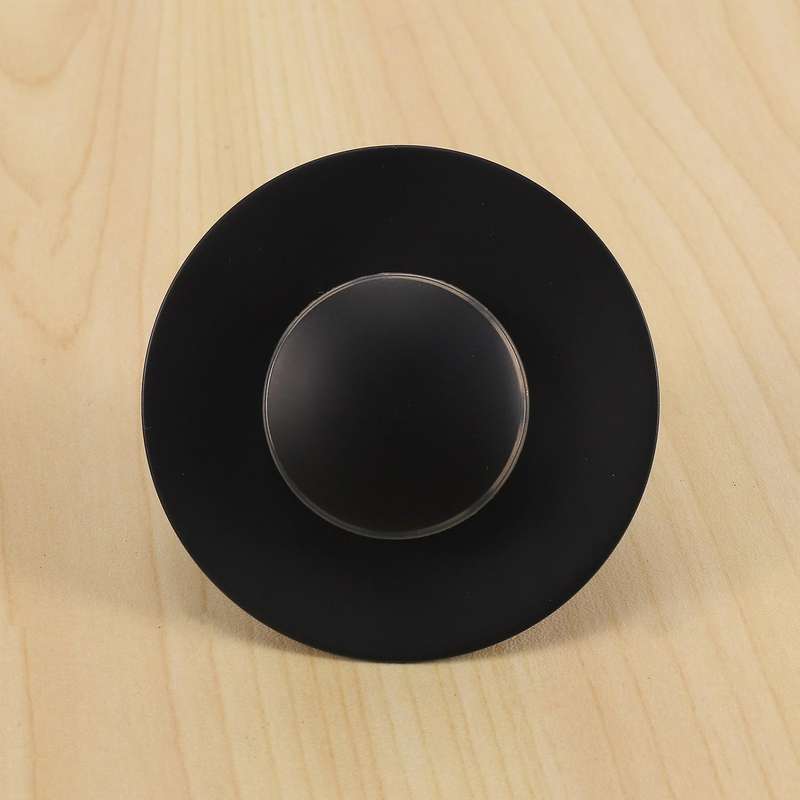 Drain Fitting Washbasin, Universal Pop-up Valve Plug, Sink (black)