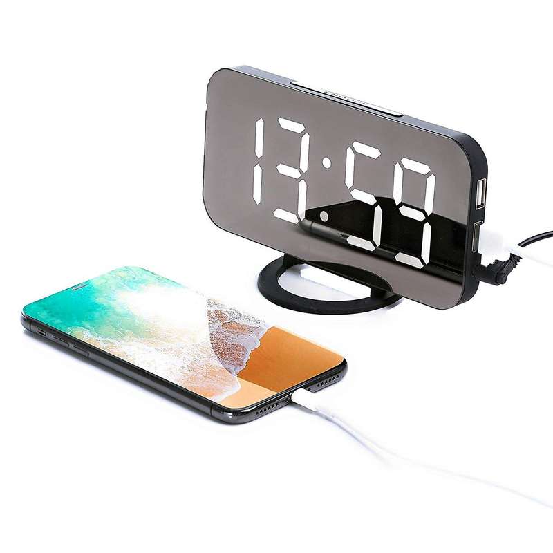 Digital Alarm Clock - Stylish Led Clock with The Usb Port,display