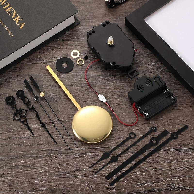 Quartz Pendulum Trigger Clock Movement Kit with Straight Clockhand