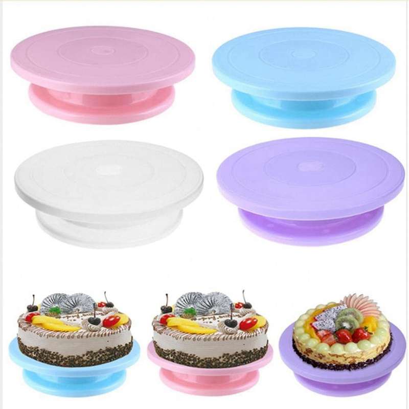 Cake Turntable Rotating Anti-skid for Kitchen Diy Baking Tool A