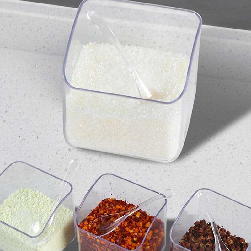 Kitchen Seasoning Storage Box Spice Box Salt Monosodium B