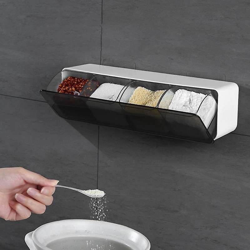Kitchen Seasoning Storage Box Spice Box Salt Monosodium B