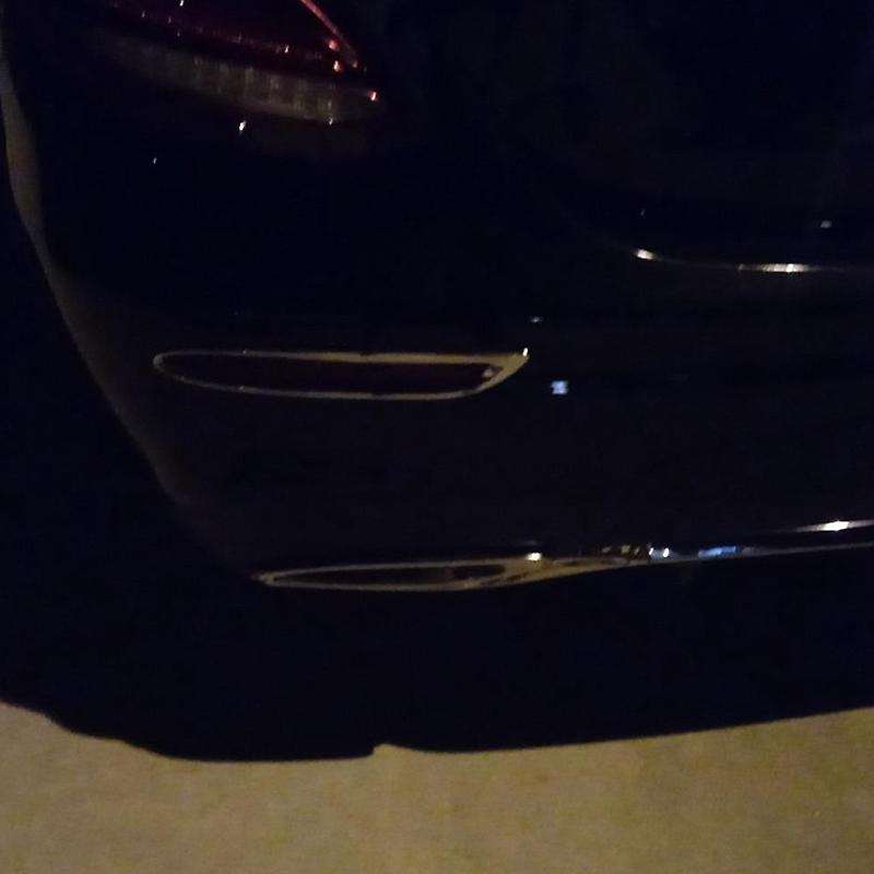 Fit for Mercedes-benz New E-class W213 Rear Fog Light Lamp Cover Trim