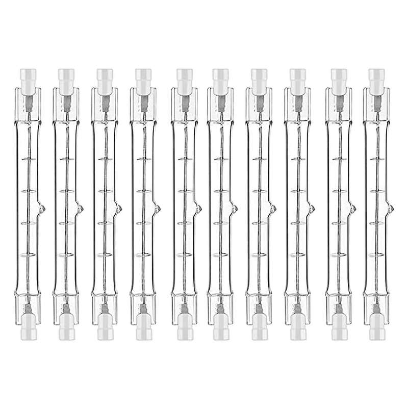 R7s Halogen Light Bulb 118 Mm 200 W 230 V Pack Of 10 Halogen Rod Lamp