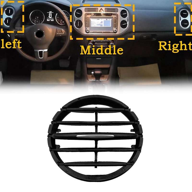 Air Conditioner Instrument Panel for Tiguan 2010-2017 Rear