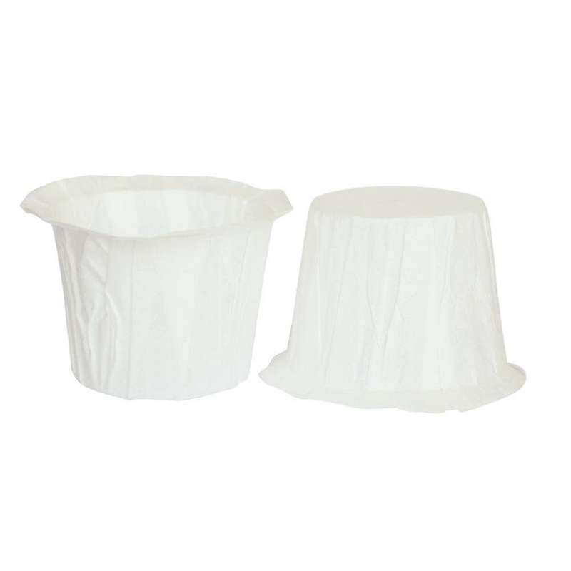 150 Pcs Paper Filters Cups for Keurig K-cup Coffee Filters with Spoon
