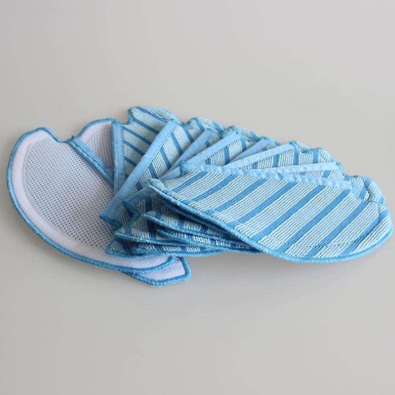 10pcs Mop Cloths Cleaning Pads for Ecovacs Deebot Ozmo T8 Aivi Vacuum