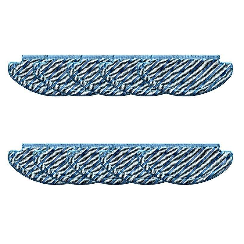 10pcs Mop Cloths Cleaning Pads for Ecovacs Deebot Ozmo T8 Aivi Vacuum