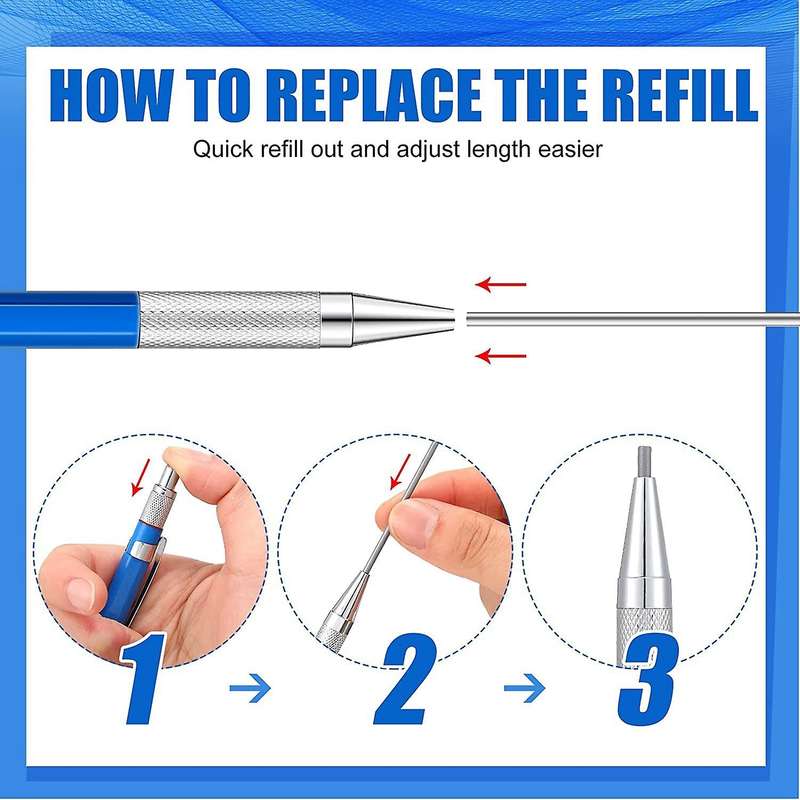 2 Soldering Pens with 48 Refills Mechanical Pencil Metal Markers