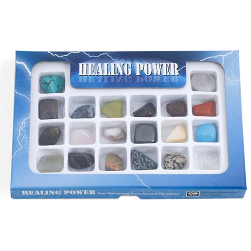 20pcs/set Of Stone and Mineral Natural Crystal Gemstone Specimen