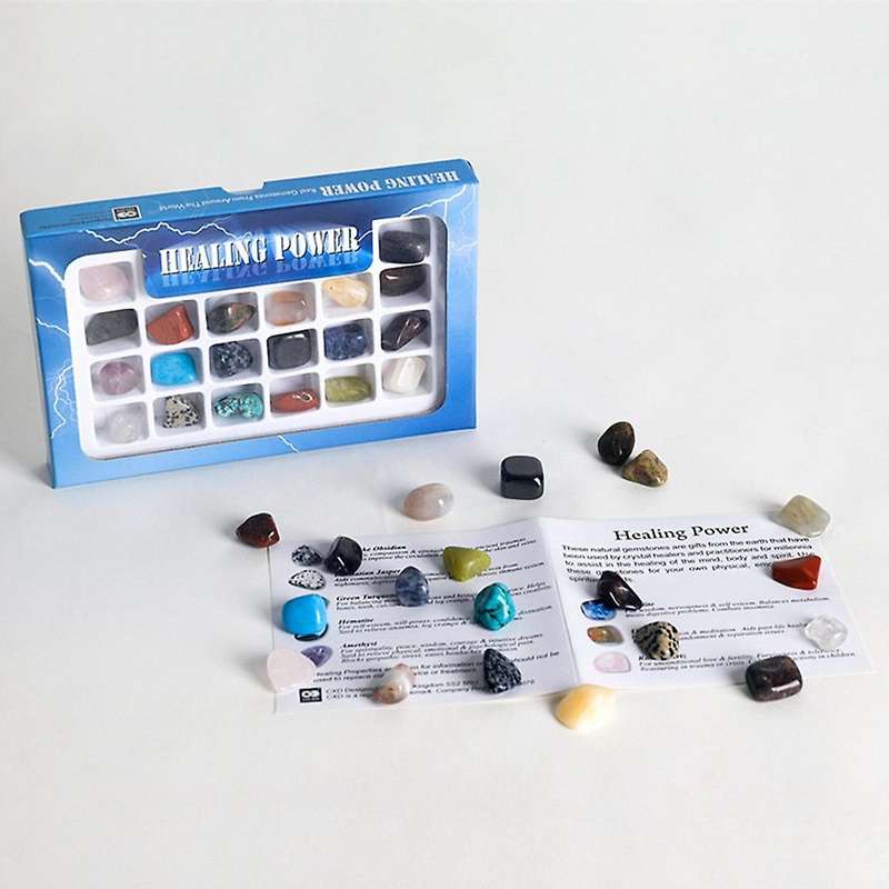 20pcs/set Of Stone and Mineral Natural Crystal Gemstone Specimen
