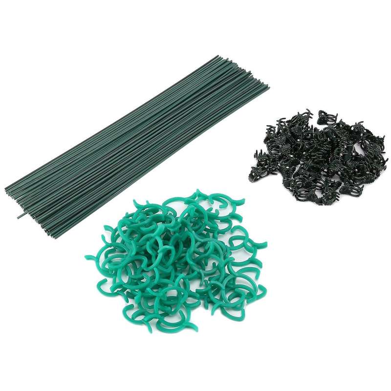 150pcs Plant Supports Set with 50 Plant Support Sticks Stakes