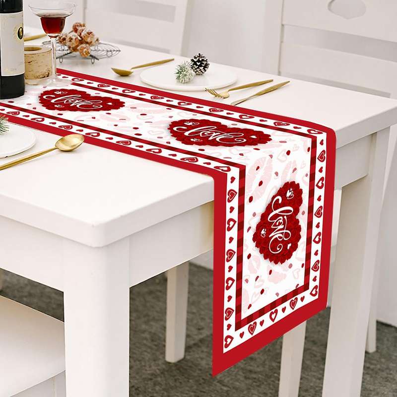 Valentines Day Anniversary Wedding Holiday Kitchen Dining Table