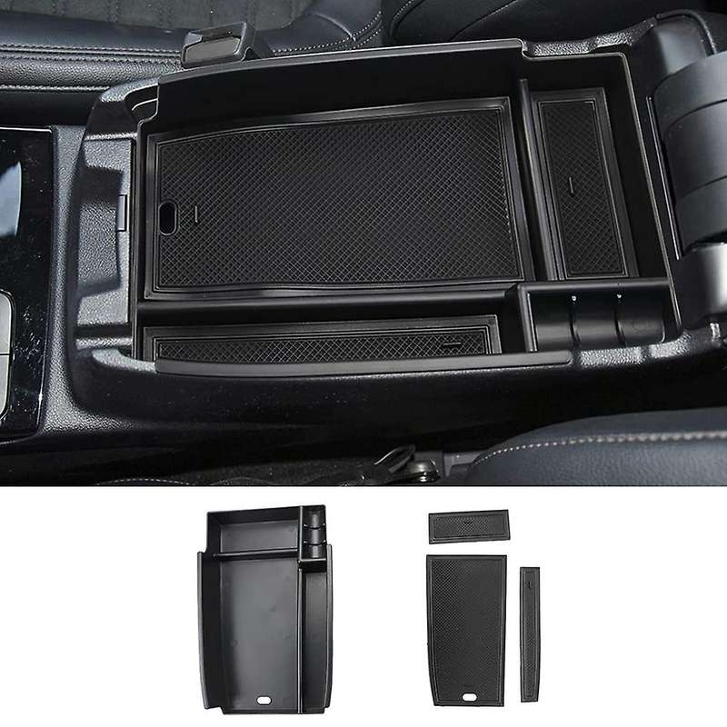 Center Console Organizer for Ford Bronco Sport 2021 2022, Black