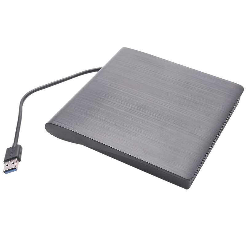 External Cd Dvd Drive with Case Usb 3.0 for Macbook Air Pro Laptop Pc