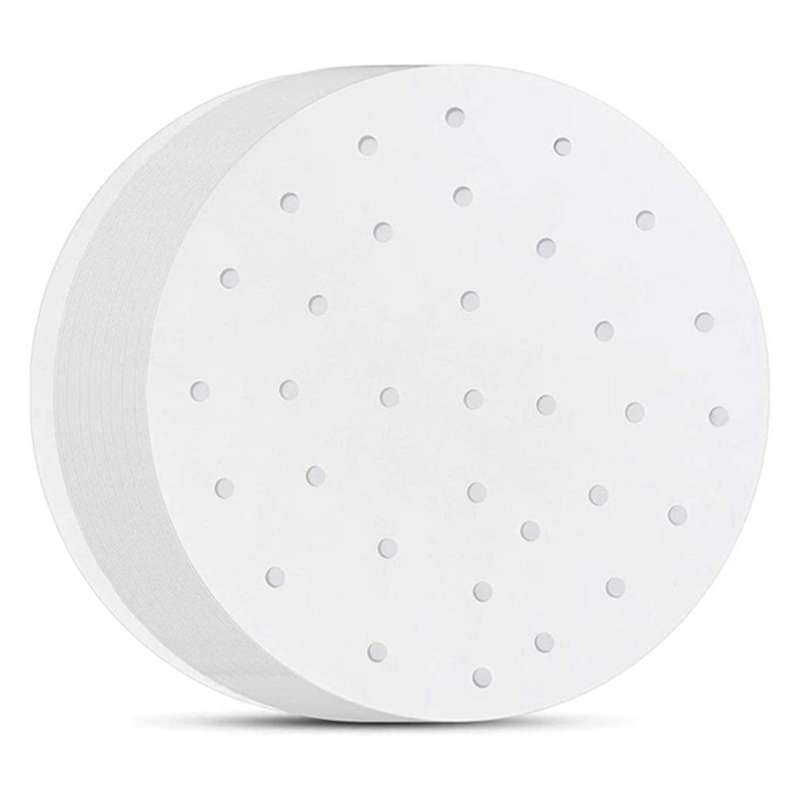 300pcs Perforated Parchment Steaming Papers,non-stick Steamer Mat