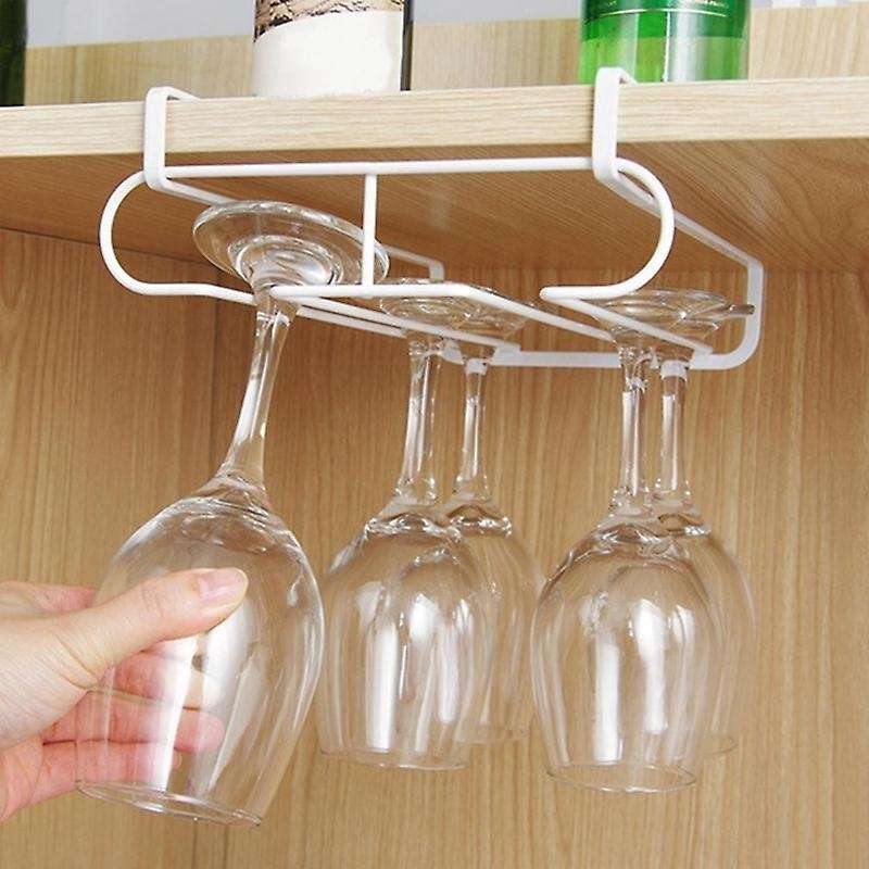 Wine Glass Rack Bar Tool Under Cabinet Stemware Glass/bottle Rack