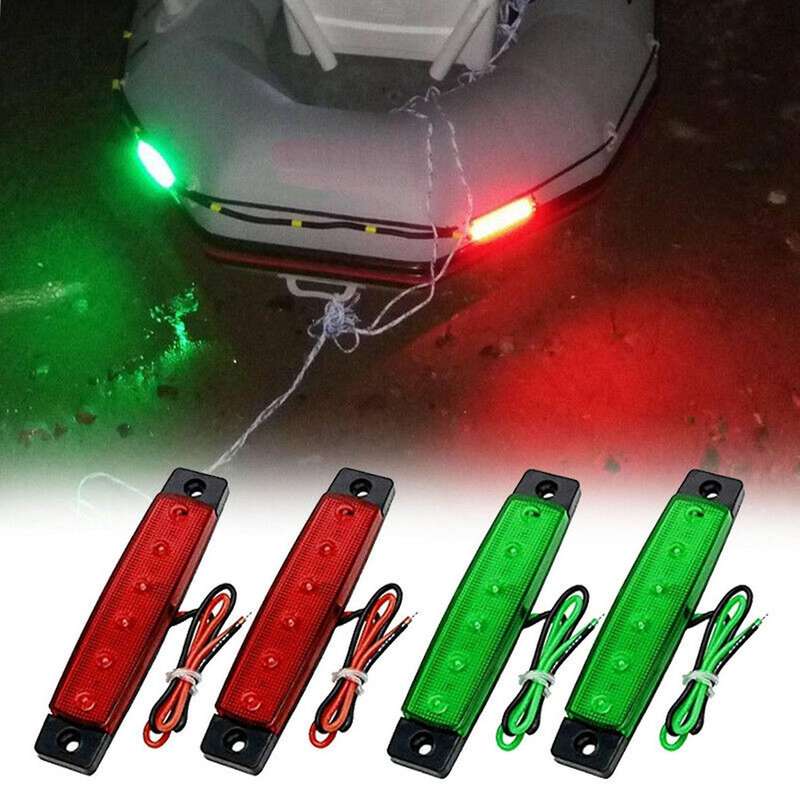 4pcs Boat Navigation Led Lights Stern Lights Boats Starboard Light