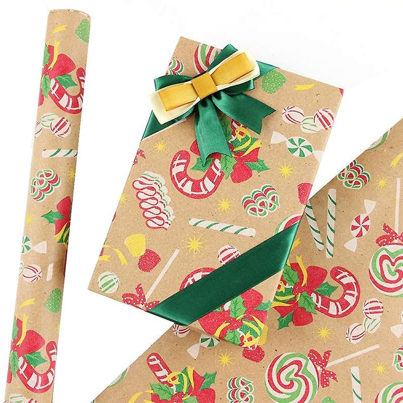 For Christmas Party Wrapping Paper Set Of 12 Gift Wrap Papers
