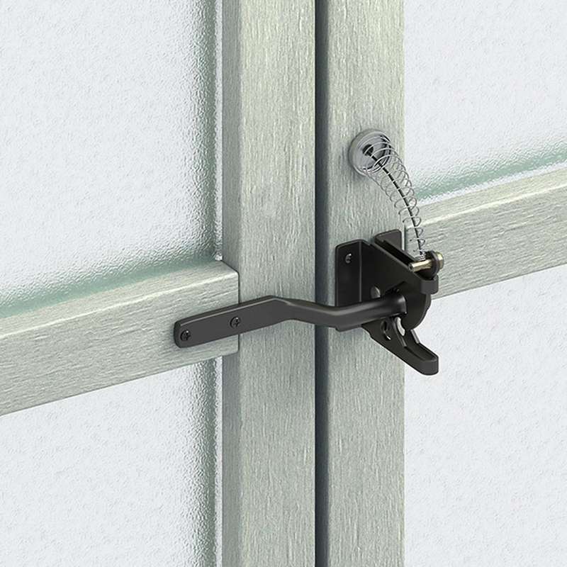 Automatic Latch Fence Latch Buckle Automatic Padlock Home Hardware