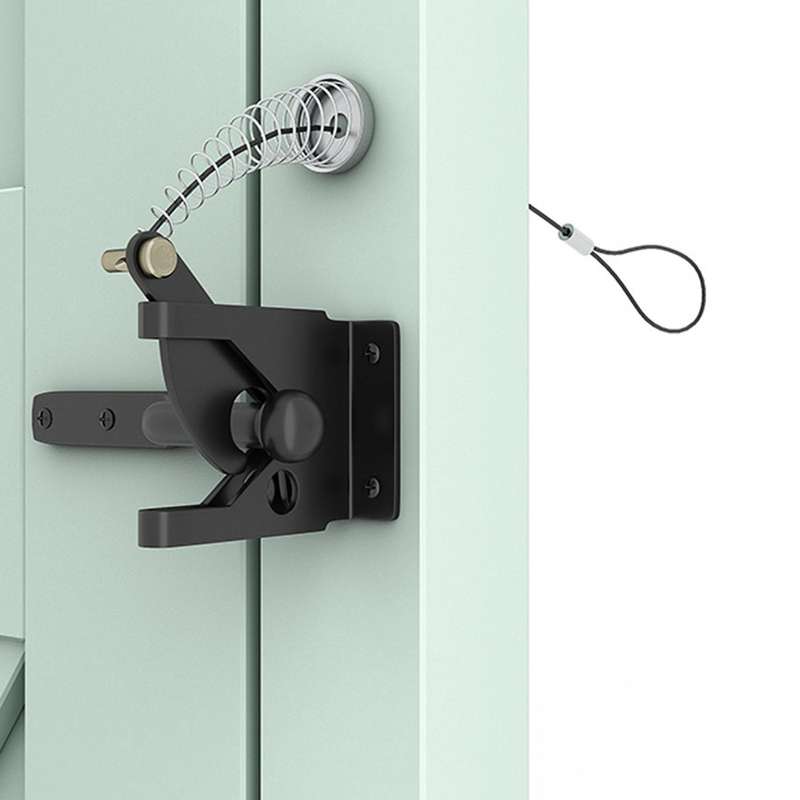 Automatic Latch Fence Latch Buckle Automatic Padlock Home Hardware