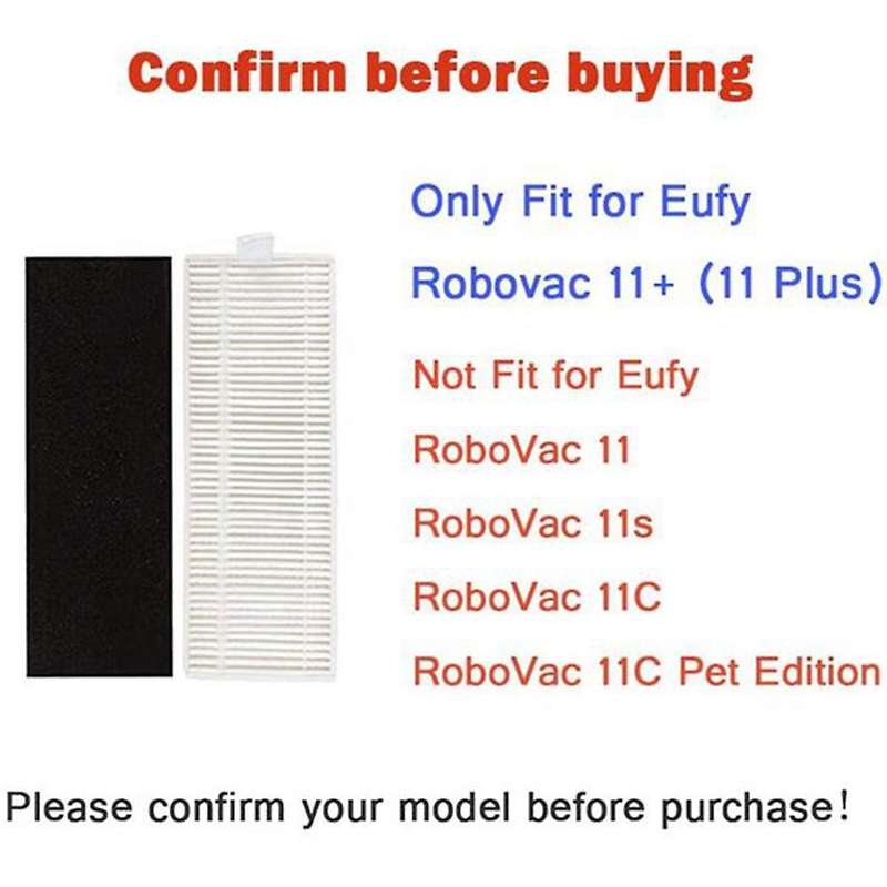 10pcs Hepa Air Filter Kit for Eufy Robovac 11 11c Robot