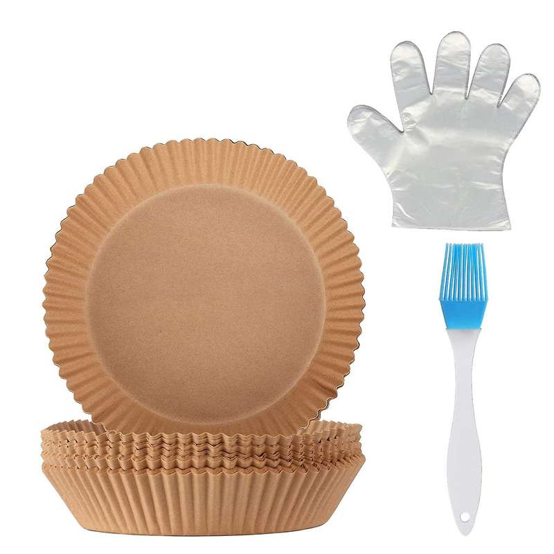Air Fryer Disposable Paper Liner Kit 6.3 Inch Non-stick Parchment