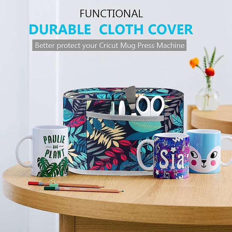 Dust Cover for Cricut Mug Press Machine, Dustproof, Storage Pockets B
