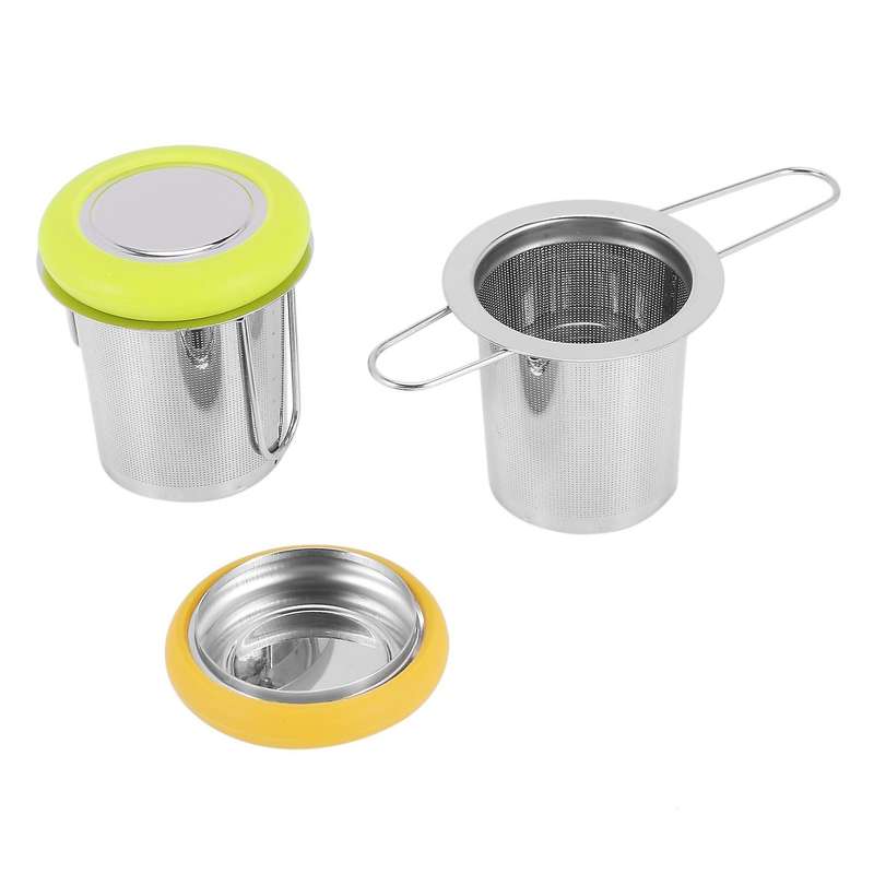 2 Pack Tea Infusers with Strainer with Folding Handle Extra Fine