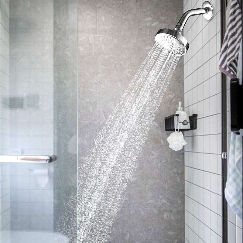 Shower Head, 5 Settings Showerhead with Adjustable Swivel Ball Joint