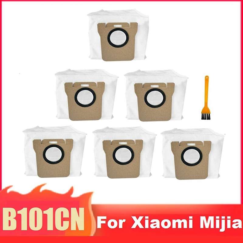 6pcs Dust Bags for Xiaomi Mijia B101cn Robot Vacuum Cleaner Parts