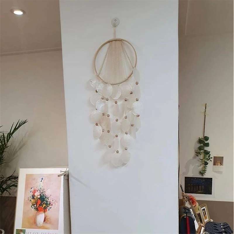 Korean Style Shell Wind Chime Room Decor Nordic Hanging Wind,e