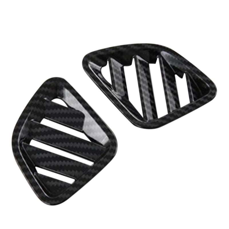 Car Carbon Fiber Dashboard Side Upper Air Vent Housing Outlet Frame