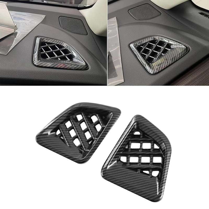 Carbon Fiber Car Front Dashboard Y Model Air Outlet Cover Frame