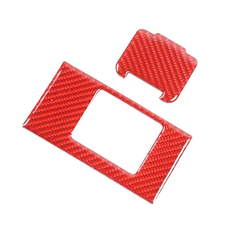 Car Inverter Power Panel for Ram 1500 2018-2022 ,red Carbon Fiber